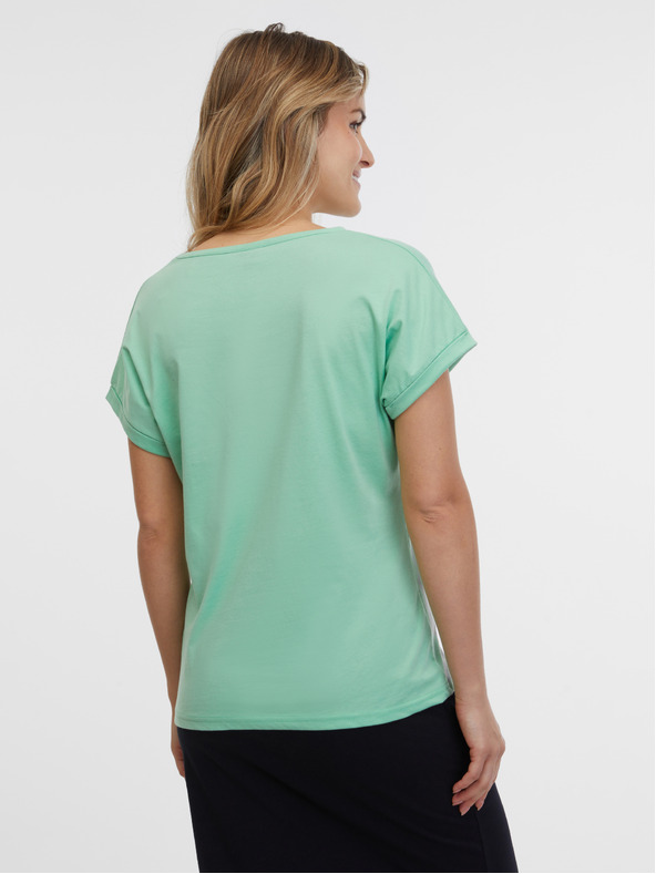 Sam 73 Svetlozelené dámske tričko SAM 73 Cristina