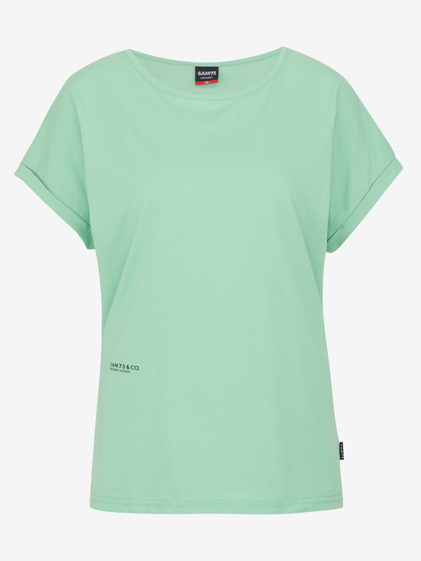 Sam 73 Svetlozelené dámske tričko SAM 73 Cristina