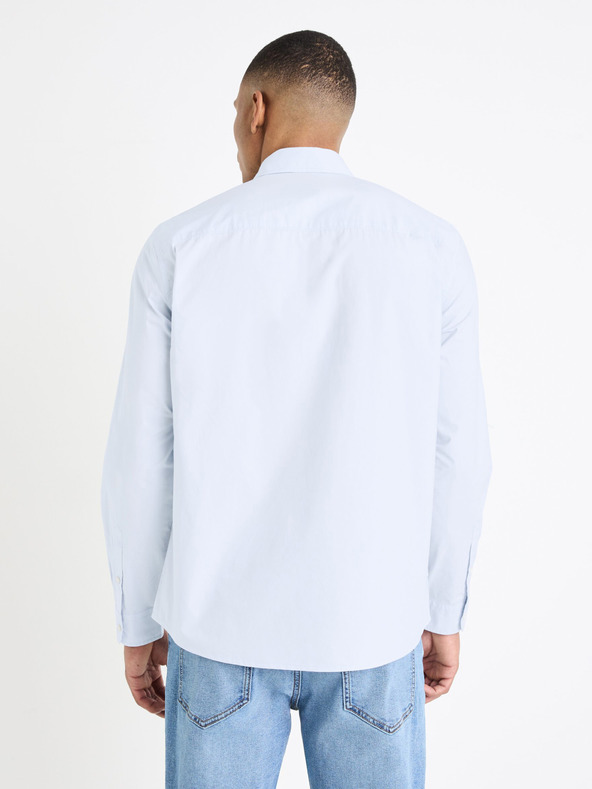 Celio Svetlomodrá pánska košeľa Celio Gaopur