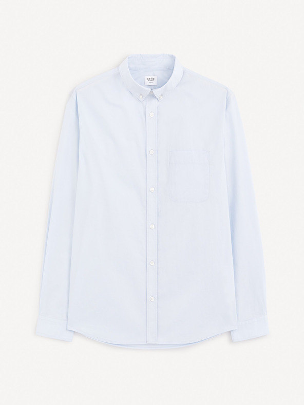 Celio Svetlomodrá pánska košeľa Celio Gaopur