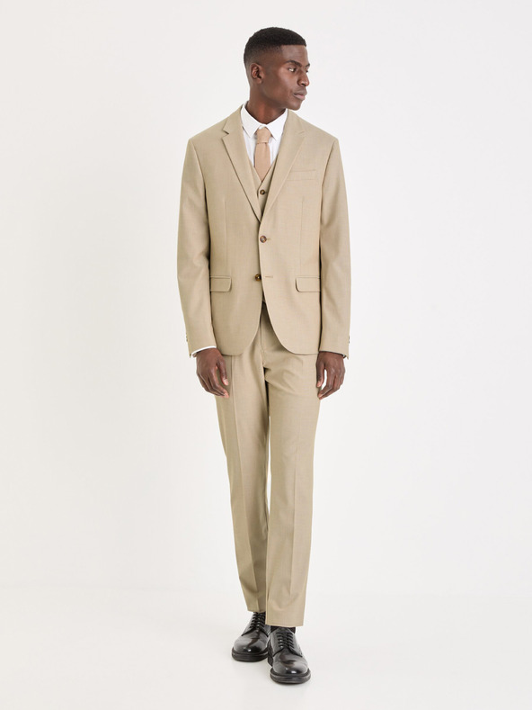 Celio Béžová pánska bunda Celio Funew2