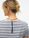 Vero Moda Modro-biele dámske pruhované šaty Vero Moda Abby