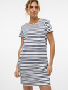 Vero Moda Modro-biele dámske pruhované šaty Vero Moda Abby