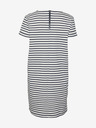 Vero Moda Modro-biele dámske pruhované šaty Vero Moda Abby
