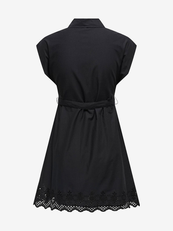 ONLY Čierne dámske košeľové šaty ONLY Lou