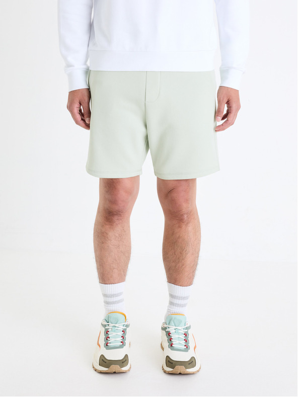 Celio Svetlozelené pánske tepláky Celio Toshort