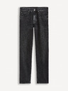Celio Čierne pánske džínsy Celio C15 straight Fodroit 30