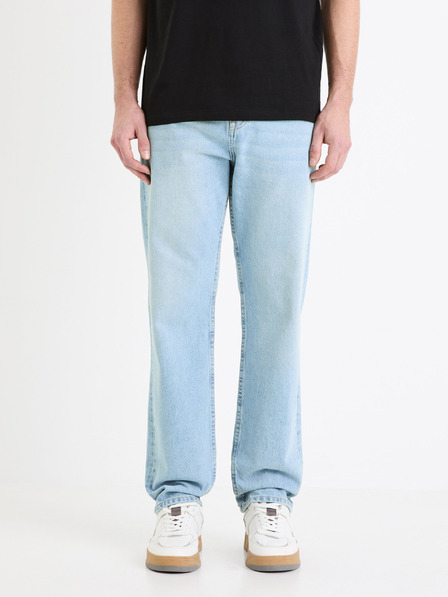 Celio Svetlomodré pánske džínsy Celio C15 straight Fodroit 30