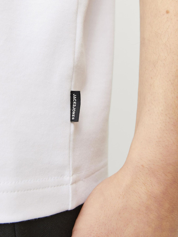 Jack & Jones Biela pánska mikina Jack & Jones