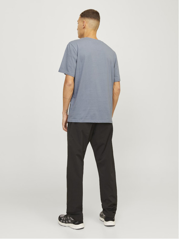 Jack & Jones Šedé pánske tričko Jack & Jones