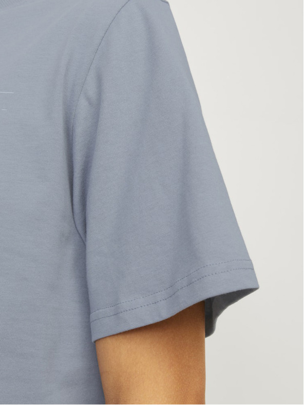 Jack & Jones Šedé pánske tričko Jack & Jones