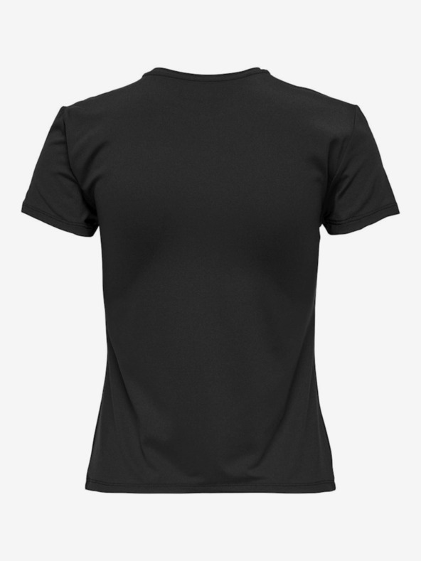 ONLY Čierne dámske základné tričko ONLY Lea