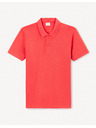 Celio Červené pánske polo tričko Celio Teone