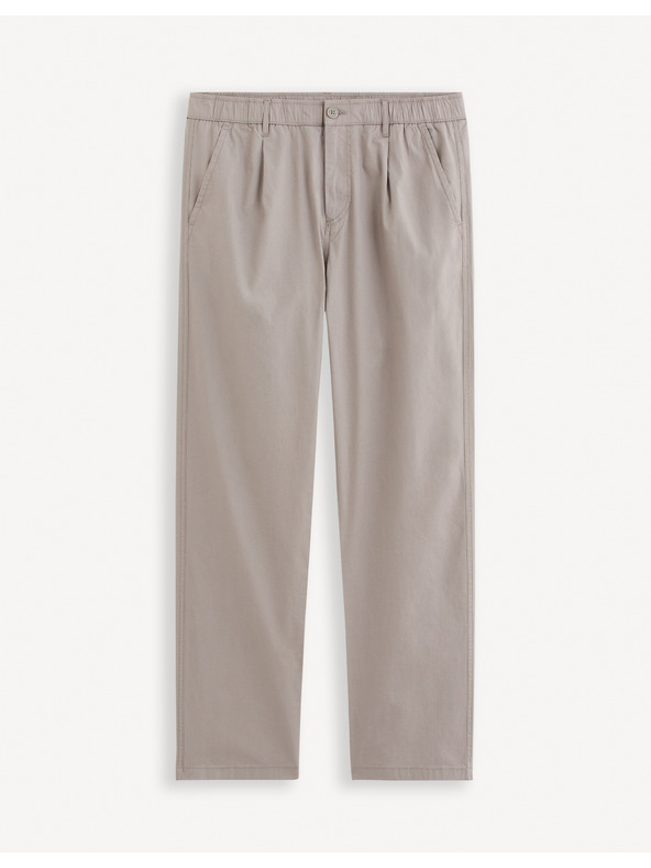 Celio Šedé pánske chino nohavice Celio Jopaper
