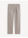 Celio Šedé pánske chino nohavice Celio Jopaper