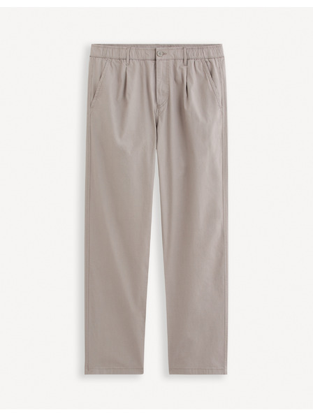 Celio Šedé pánske chino nohavice Celio Jopaper