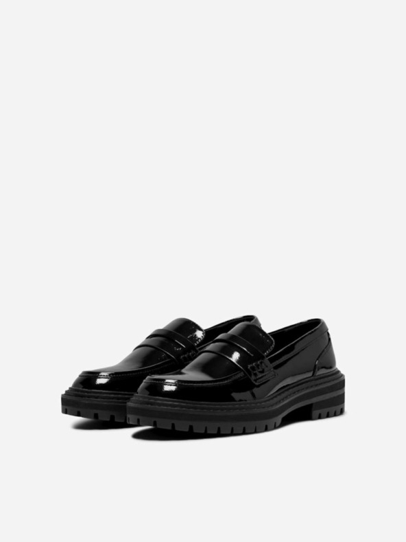 ONLY Čierne dámske mokasíny ONLY