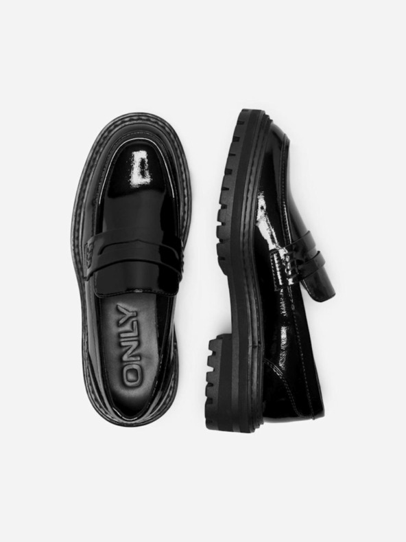 ONLY Čierne dámske mokasíny ONLY