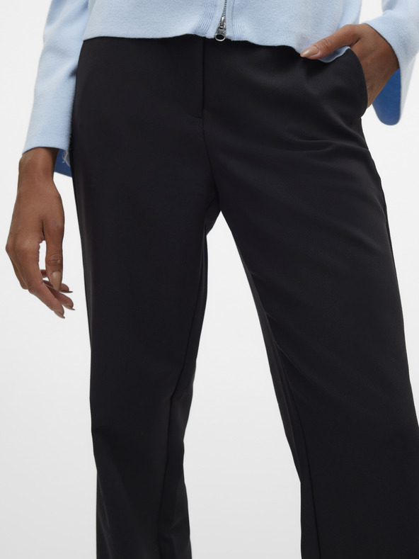 Vero Moda Čierne dámske nohavice Vero Moda Clair