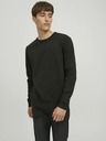 Jack & Jones Tmavozelený pánsky sveter Jack & Jones
