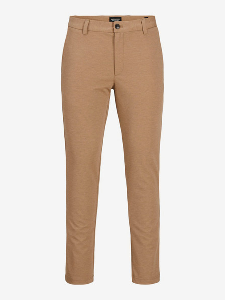 Jack & Jones Hnedé pánske nohavice Jack & Jones Marco