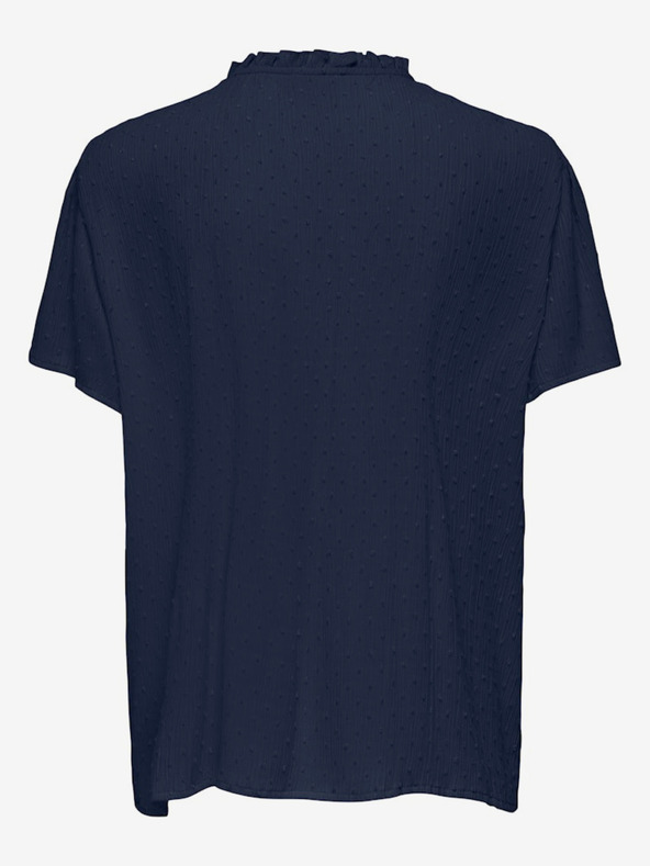 Jacqueline de Yong Tmavomodrá dámska blúzka JDY