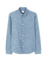 Celio Modrá pánska košeľa Celio Lachambray