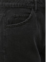 Vero Moda Čierne džínsové šortky s vysokým pásom VERO MODA Nineteen