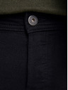 Jack & Jones Čierne slim fit džínsy Jack & Jones Glenn