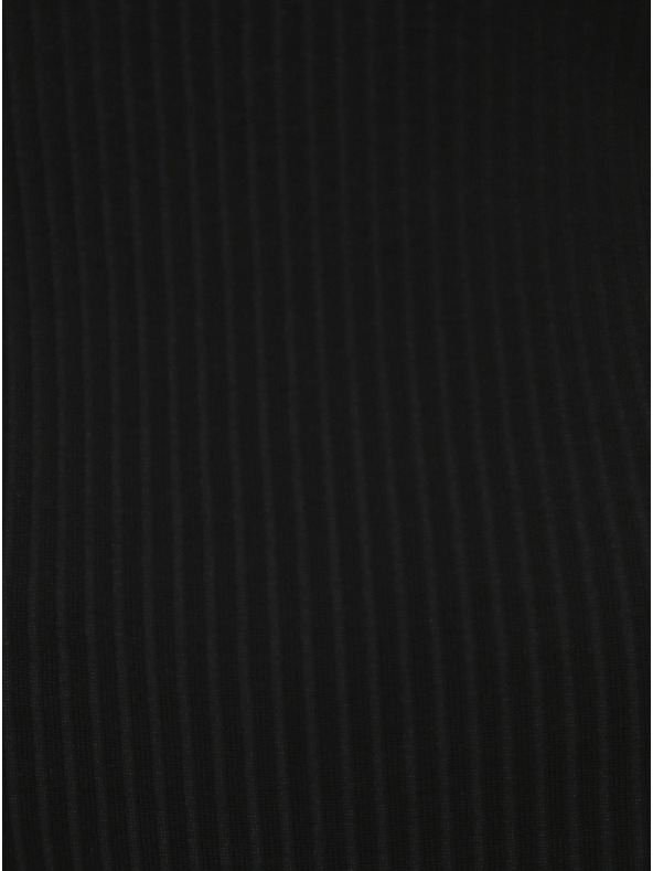 ONLY Čierna rebrovaná košeľa ONLY Emma