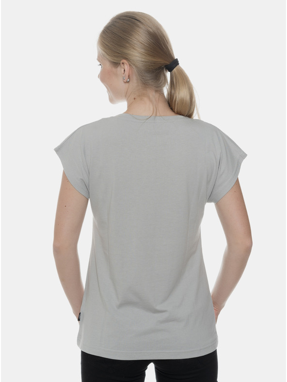 Sam 73 Sivé dámske tričko s potlačou SAM 73