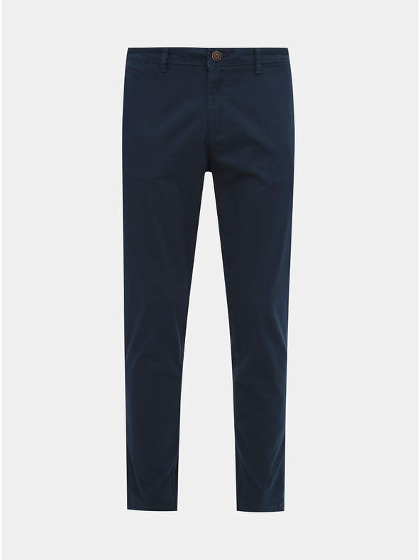 Jack & Jones Tmavomodré chino nohavice Jack & Jones Marco