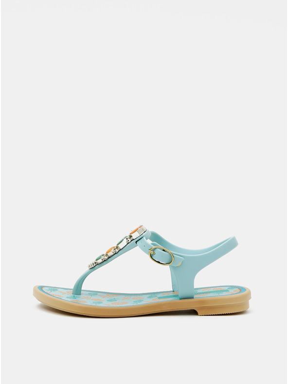 Grendha Modré dievčenské sandále Grendha