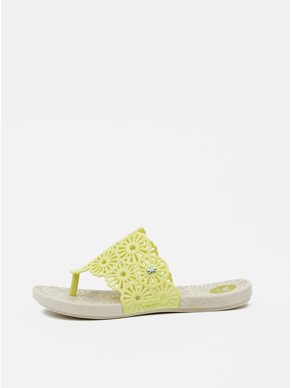 Zaxy Žlté dámske žabky Zaxy