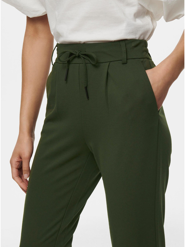 ONLY Zelené nohavice ONLY Poptrash