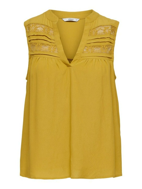 ONLY Horčicový top ONLY Alexa