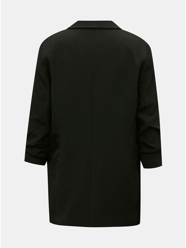 ONLY Čierna dlhá bunda ONLY Elly