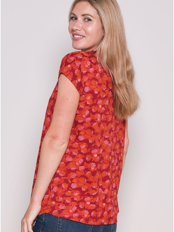 Brakeburn Červené vzorované tričko Brakeburn