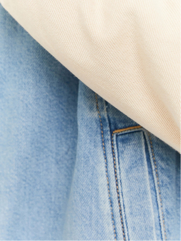 TALLY WEiJL Modrý dámsky džínsový bomber TALLY WEiJL