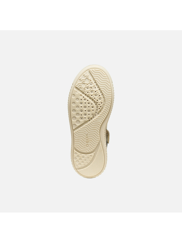 Geox Krémové dievčenské tenisky Geox Laquinny