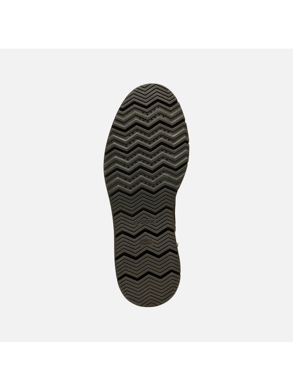 Geox Tmavo hnedá pánska členkové topánky Geox Pove