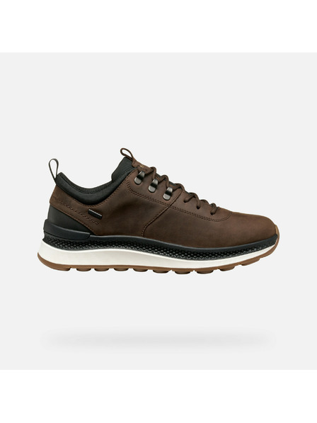 Geox Tmavo hnedé pánske tenisky Geox Spherica Actif X2