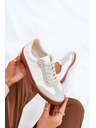 BIG STAR SHOES Dámske látkové tenisky Big Star – bielo-sivé