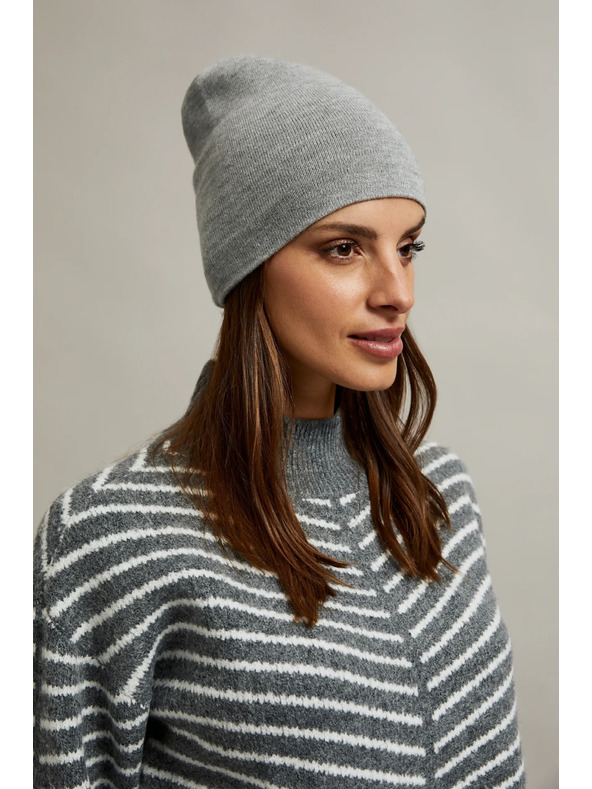 Moodo Sivá dámska čiapka