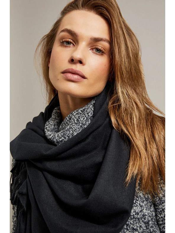 Moodo Čierna dámska šál