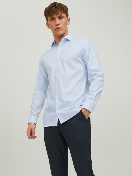 Jack & Jones Svetlomodrá pánska košeľa Jack & Jones Parker