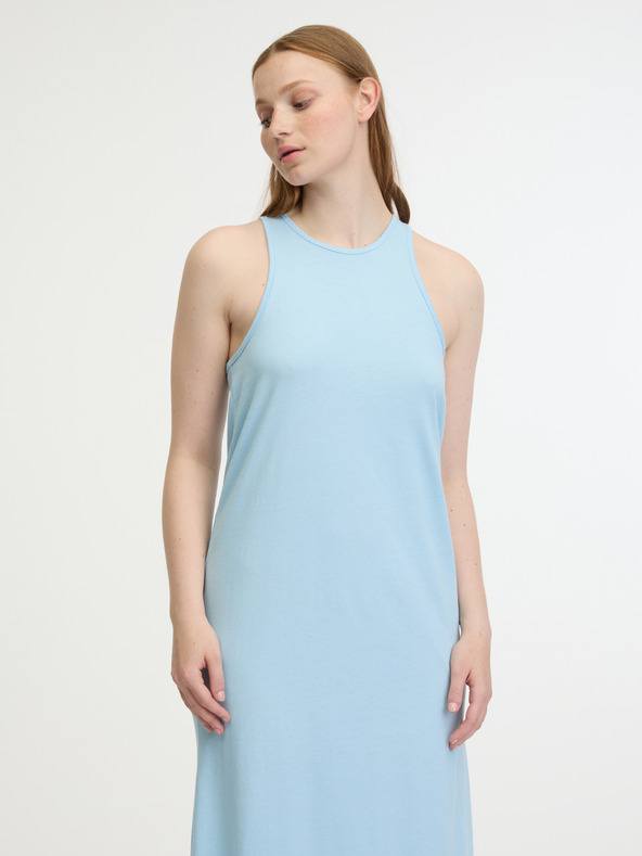 ONLY Svetlomodré dámske základné maxi šaty ONLY May