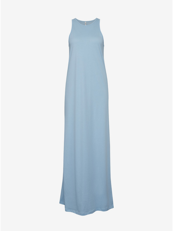 ONLY Svetlomodré dámske základné maxi šaty ONLY May