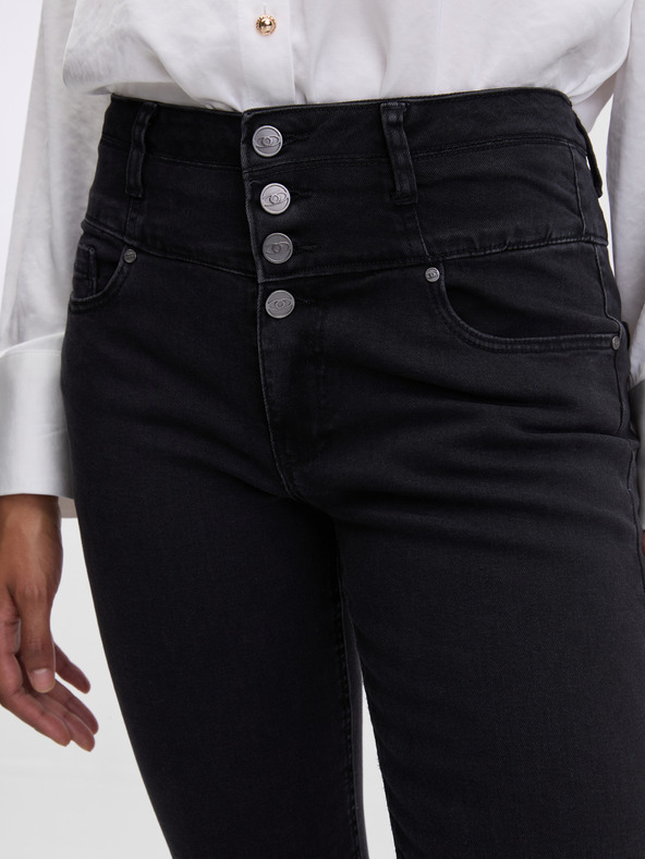 Orsay Čierne dámske skinny fit džínsy ORSAY