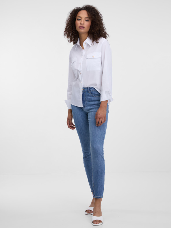 Orsay Biela dámska košeľa ORSAY